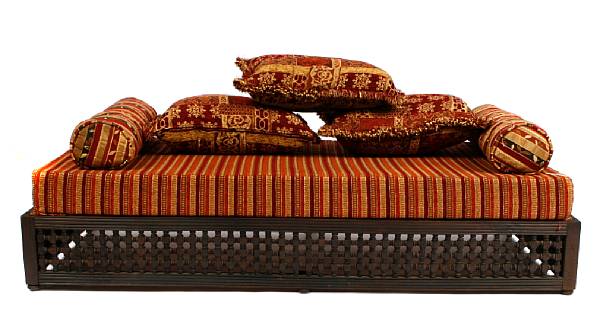 Appraisal: A Moroccan divan height in length in depth in