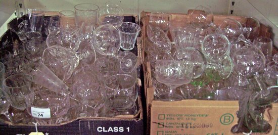 Appraisal: Sundry stem wine and other glass