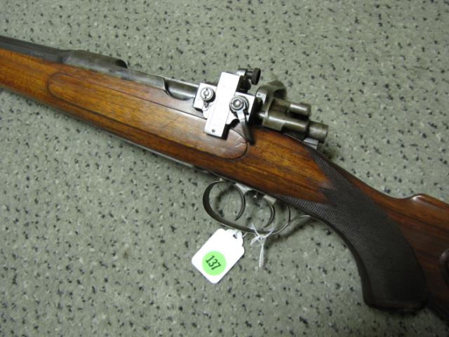 Appraisal: Full-stock pre-WWII rifle like Mannlicher double-set trigger barrel proof marked