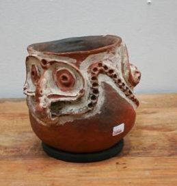 Appraisal: A sacred sago pot Chambray Lakes Papua New Guinea terracotta