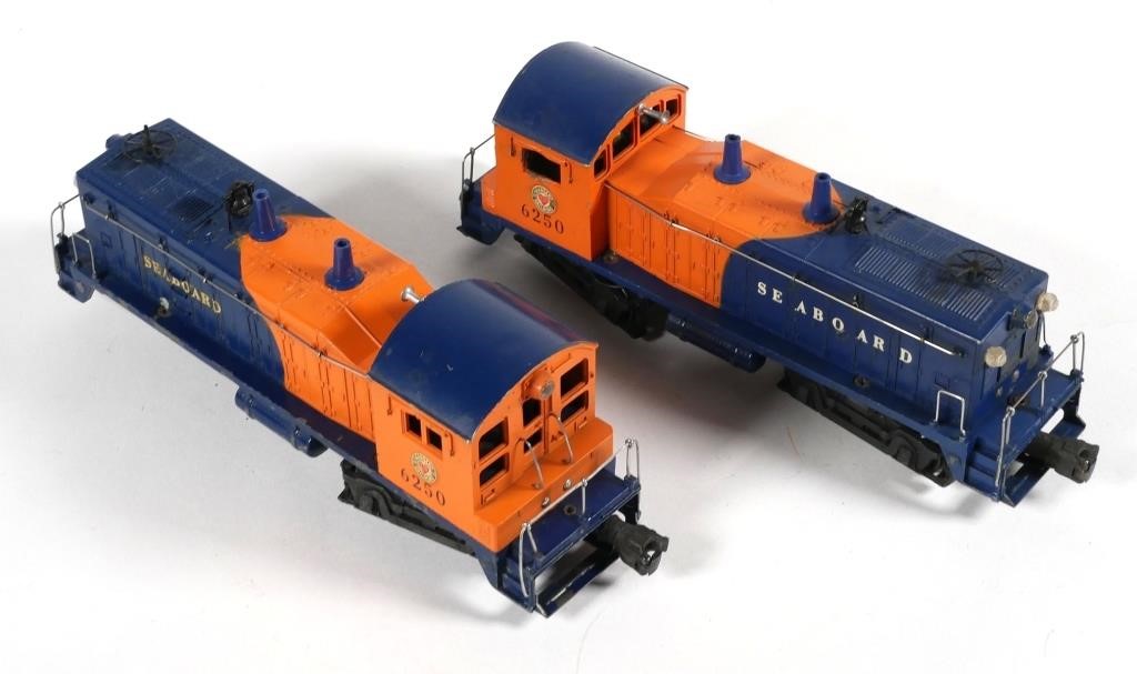 Appraisal: LIONEL SEABOARD DIESEL SWITCHERS Two Lionel Seaboard Switchers Please see