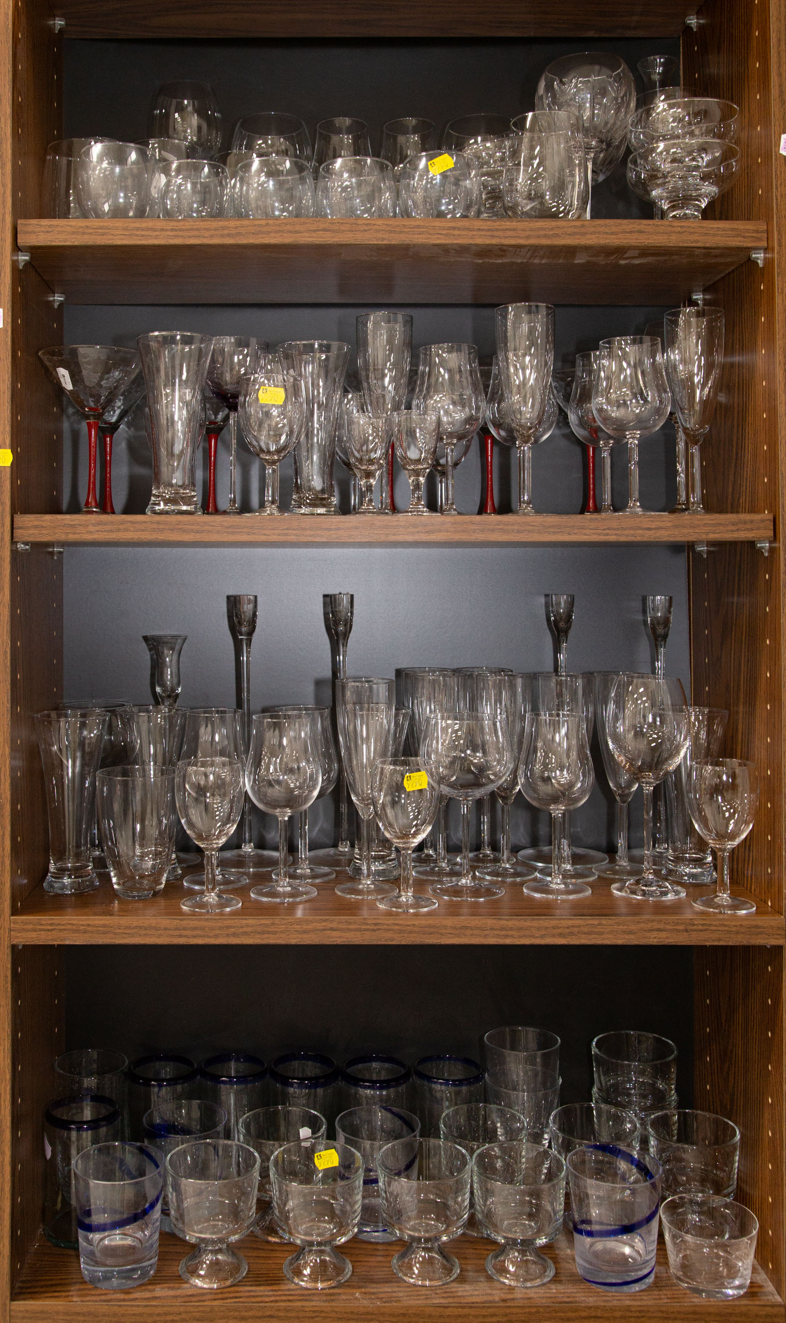 Appraisal: A LARGE SELECTION OF STEMWARE GLASS ITEMS Includes two Waterford