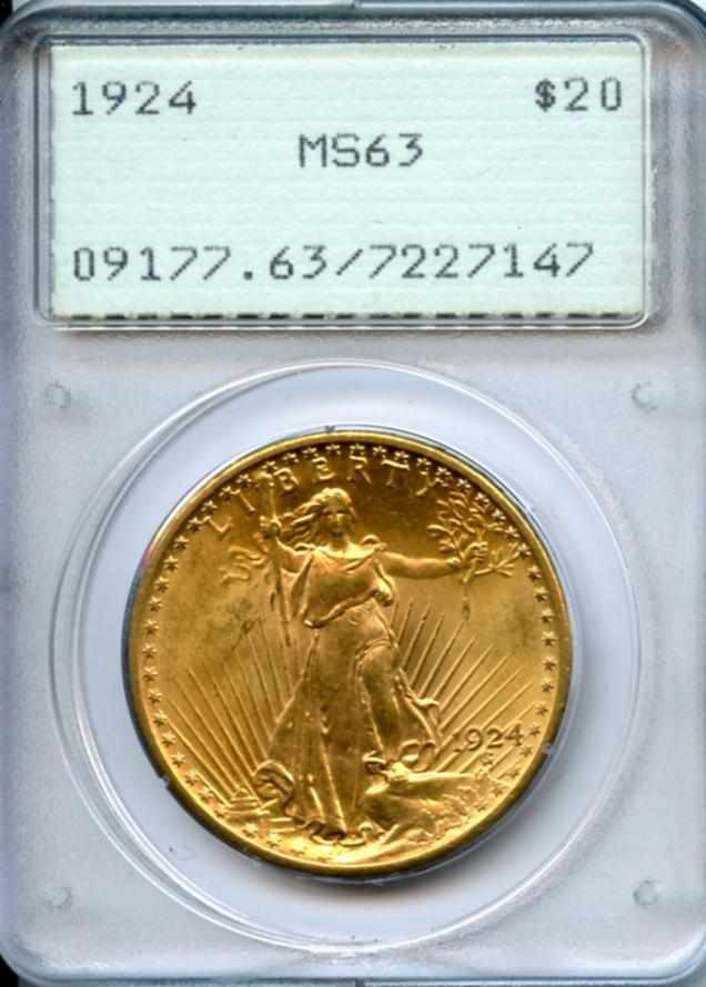 Appraisal: MS PCGS The smooth lustrous surfaces are essentially unmarked Housed