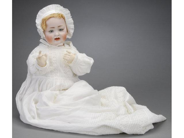 Appraisal: Louis Wolfe Co Baby Doll Germany ca pale bisque socket