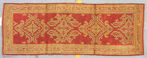 Appraisal: An Oushak carpet West Anatolia size approximately ft x ft