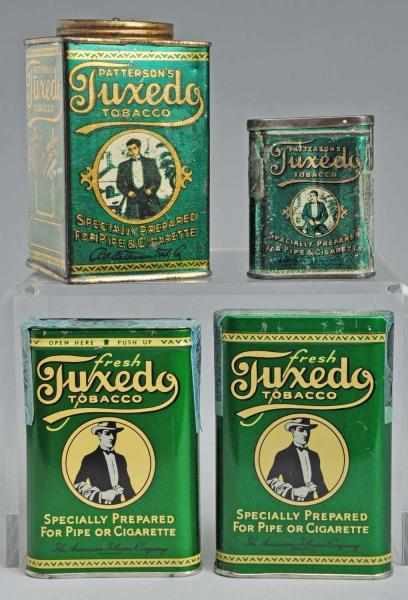 Appraisal: Lot of Tuxedo Tobacco Tins Description All are different variations