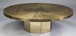 Appraisal: Heckscher signed and numbered cocktail table dia Christian Heckscher Belgian