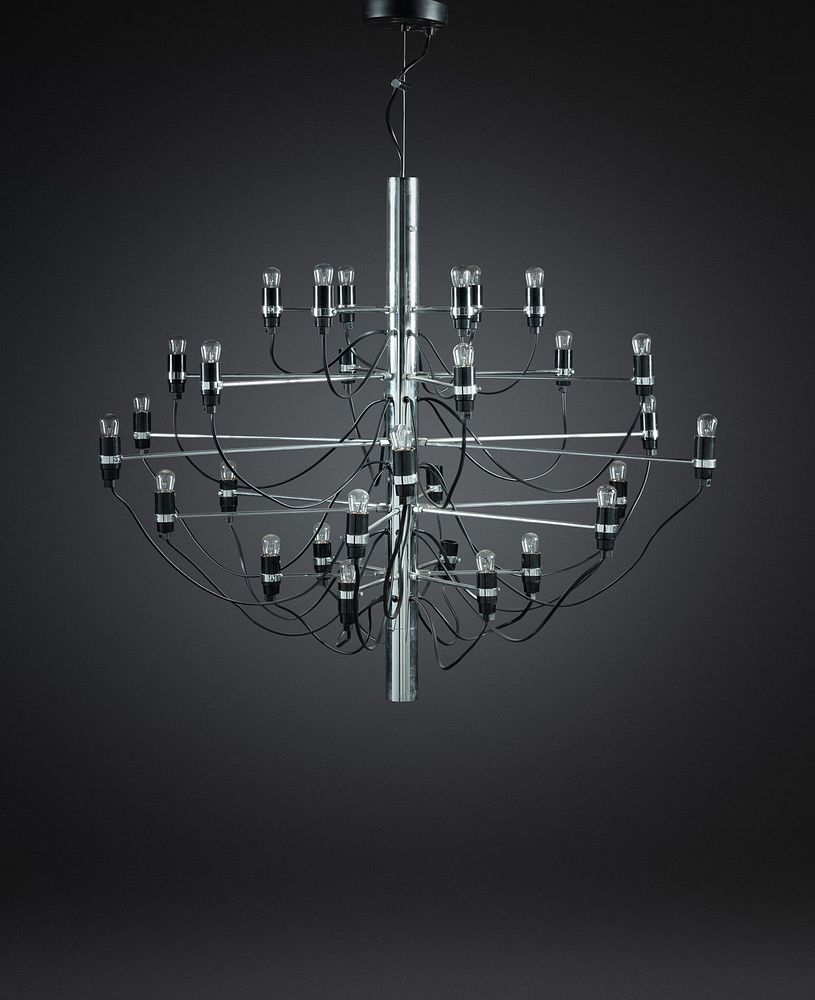 Appraisal: Gino Sarfatti Italian - Chandelier FLOS Italy Gino Sarfatti Italian