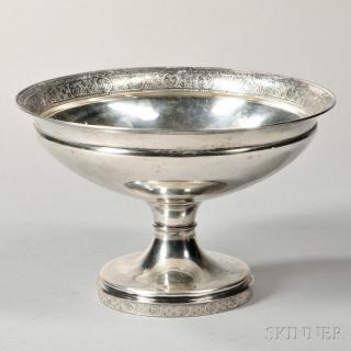 Appraisal: Tiffany Co Sterling Silver Compote New York - with a