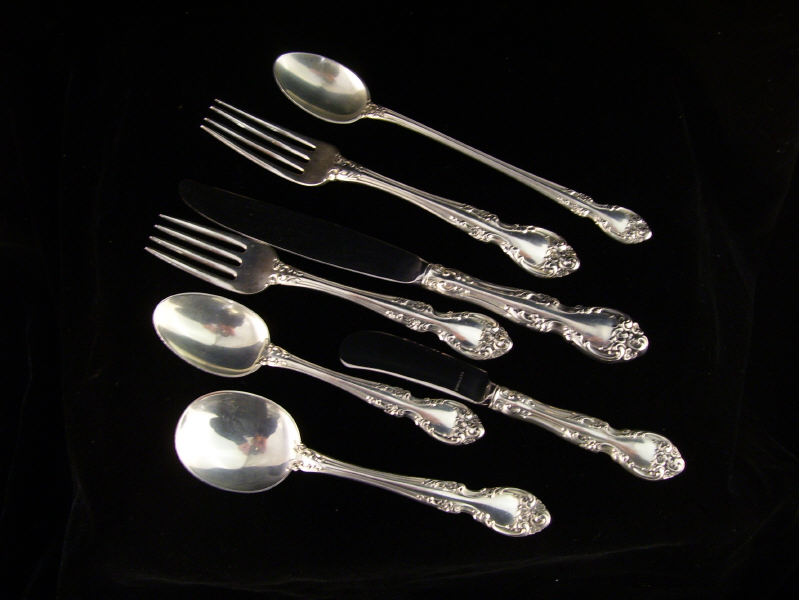 Appraisal: pcs Gorham Melrose Sterling Flatware Set includes - dinner knives