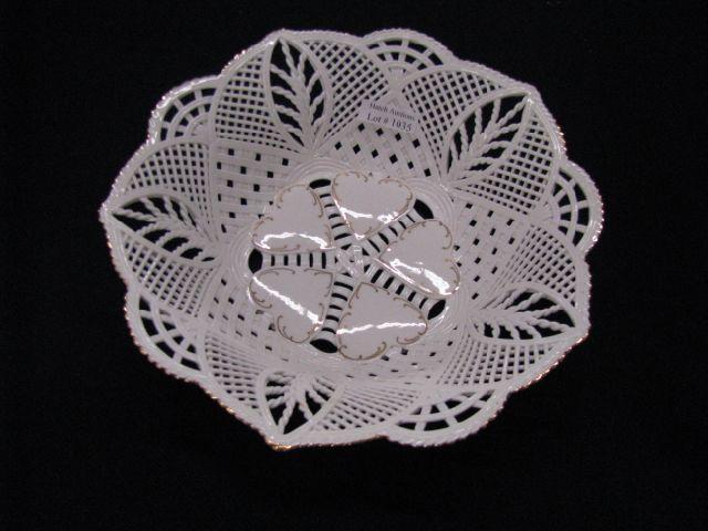 Appraisal: Bone China Fruit Basket