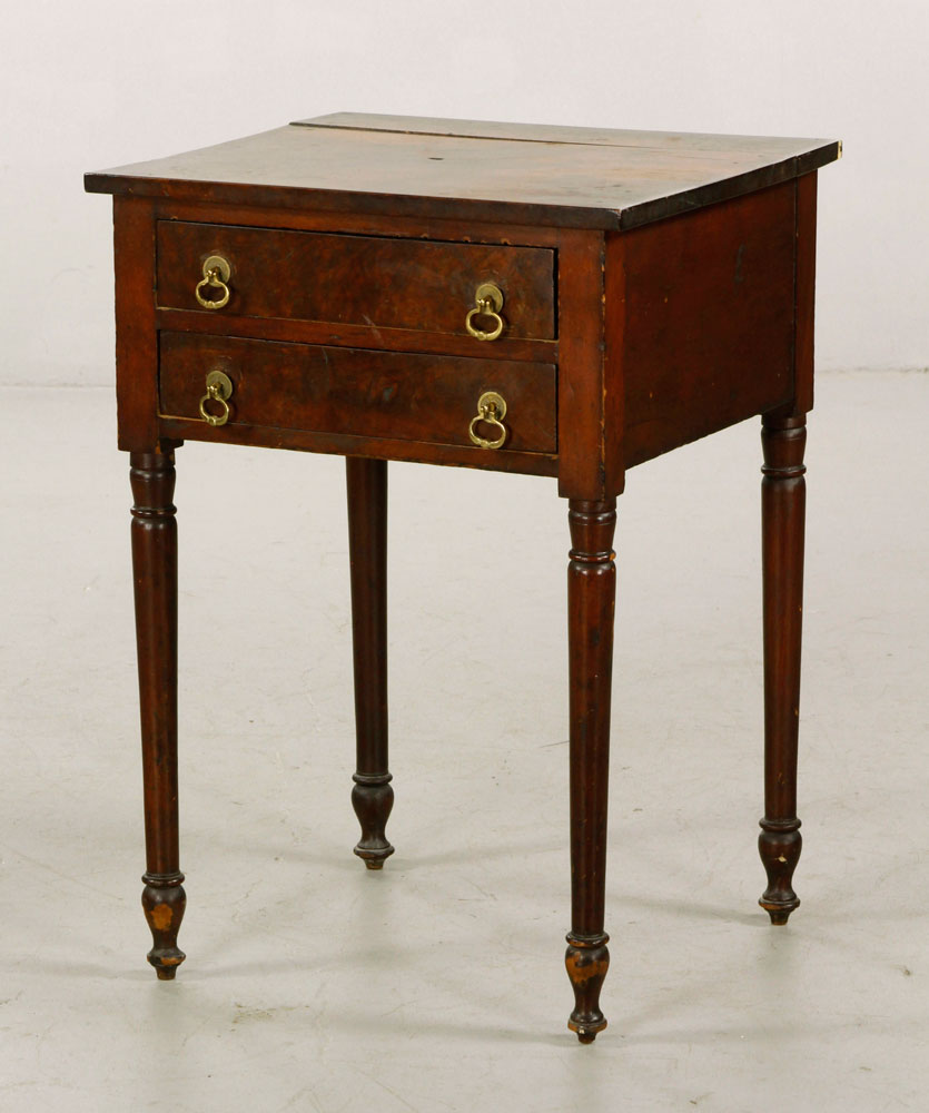 Appraisal: - Early th C American Federal Work Table American Federal