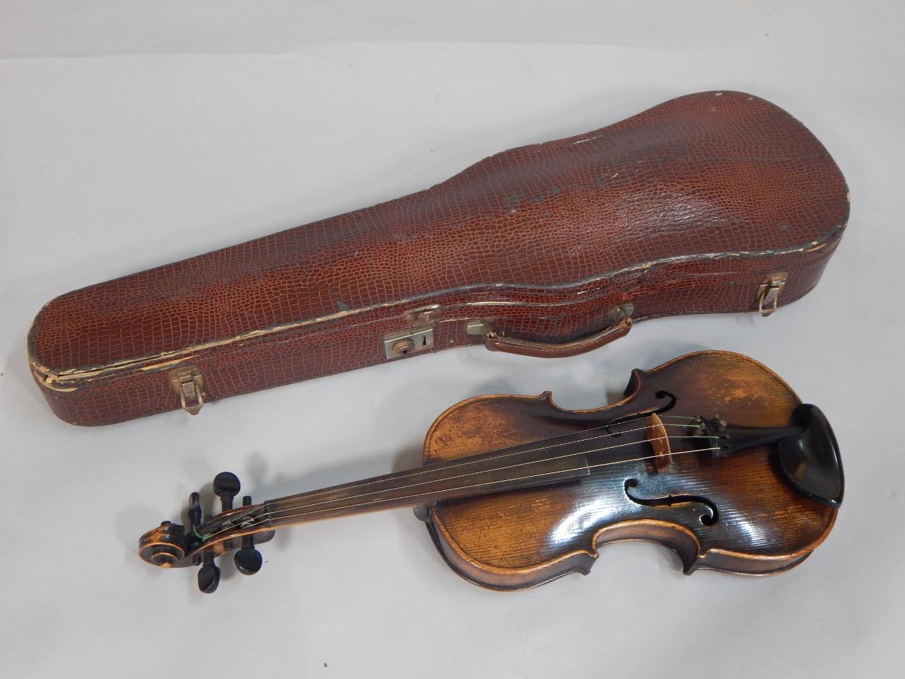 Appraisal: A late th early thC violin bearing the label for