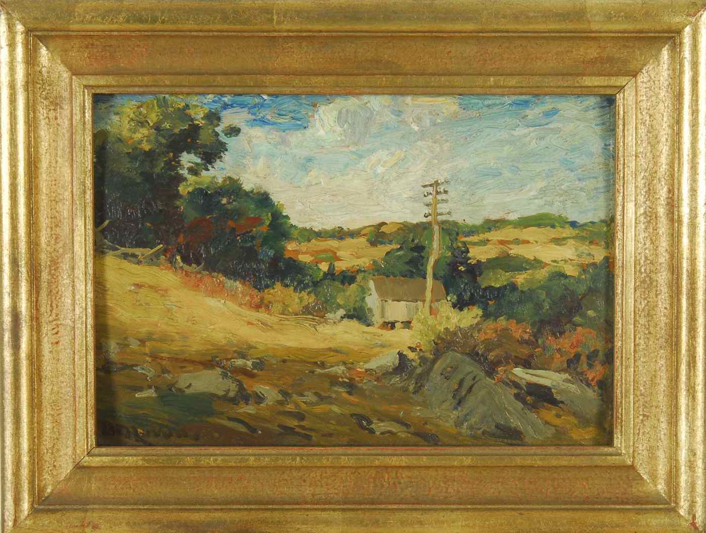 Appraisal: FRANKLIN BENJAMIN DEHAVENAmerican - Rocky Pasture'' Signed lower left ''DeHaven''