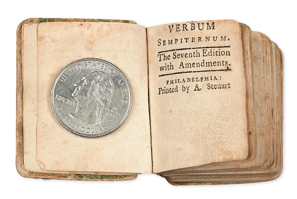 Appraisal: BIBLE IN MINIATURE Taylor John Verbum Sempiternum vi pages plus