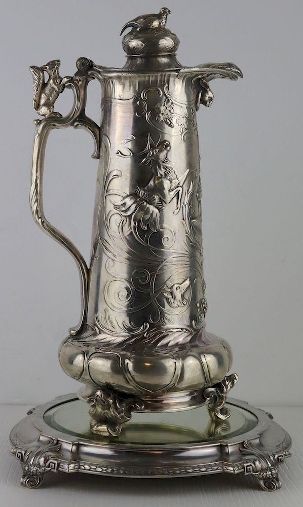 Appraisal: SILVERPLATE Orivit and WMF Silverplate Grouping Includes a German WMF