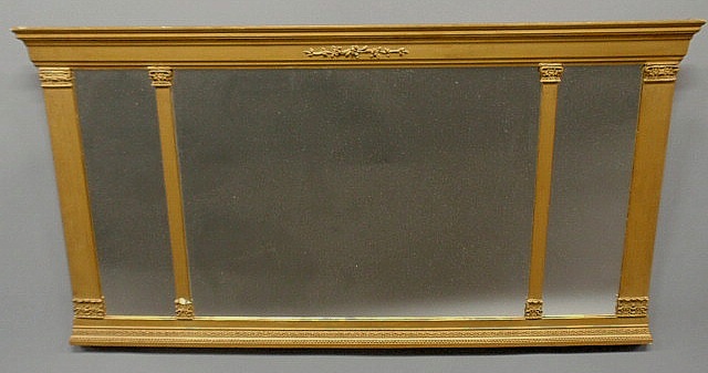 Appraisal: Gilt framed mirror th c h x w