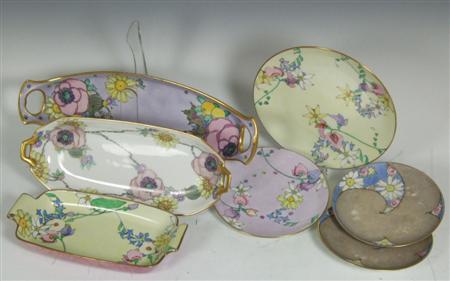 Appraisal: ELIZABETH MARY WATT COLLECTION OF WARES S glazed and painted