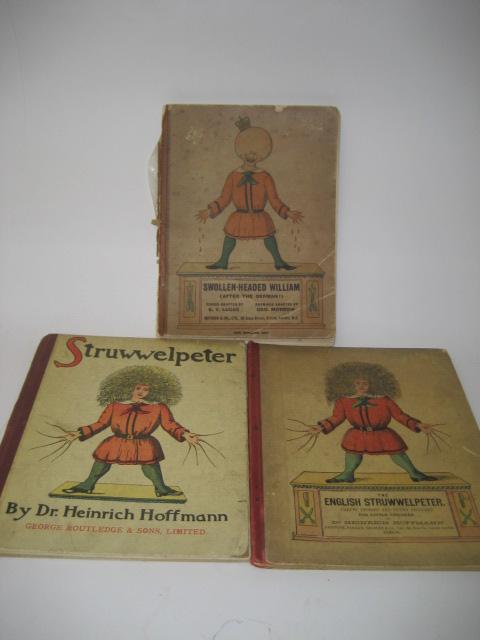 Appraisal: Three early children's books comprising Struwwelpeter two volumes by Dr