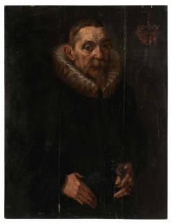 Appraisal: Follower of Cornelis van der Voort Flemish - Portrait of