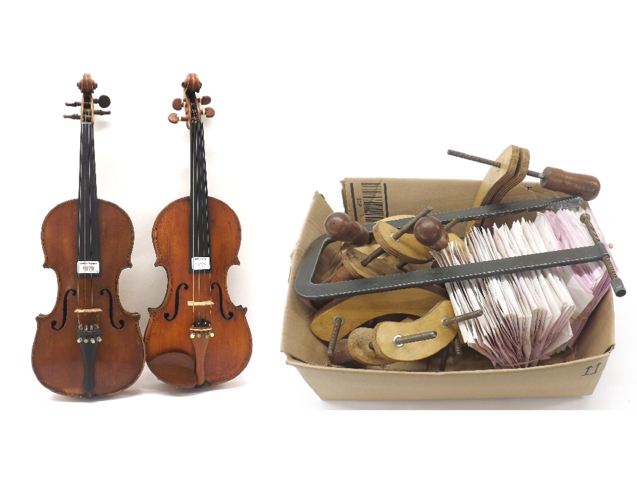 Appraisal: Welsh violin by and labelled James Parkinson Llandudno cm at