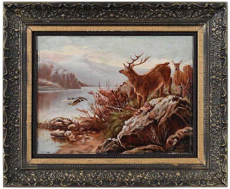 Appraisal: Manner of A F Tait American - Wildlife by the