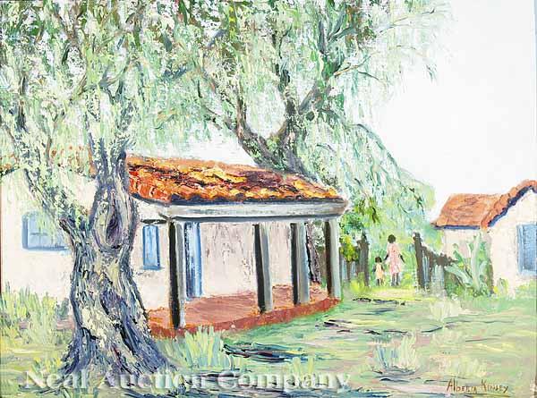 Appraisal: Alberta Kinsey American New Orleans - The Cabins oil on