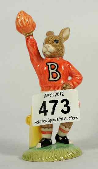 Appraisal: Royal Doulton Bunnykins Figures Cheerleader DB Red Shirt Limited Edition