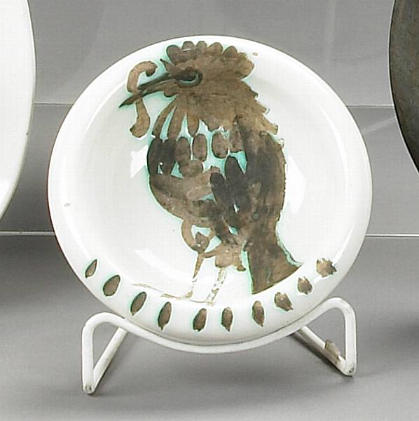 Appraisal: Pablo Picasso Spanish - Bird with Worm A R Partially