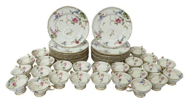 Appraisal: lot of American porcelain luncheon service Castleton China in the