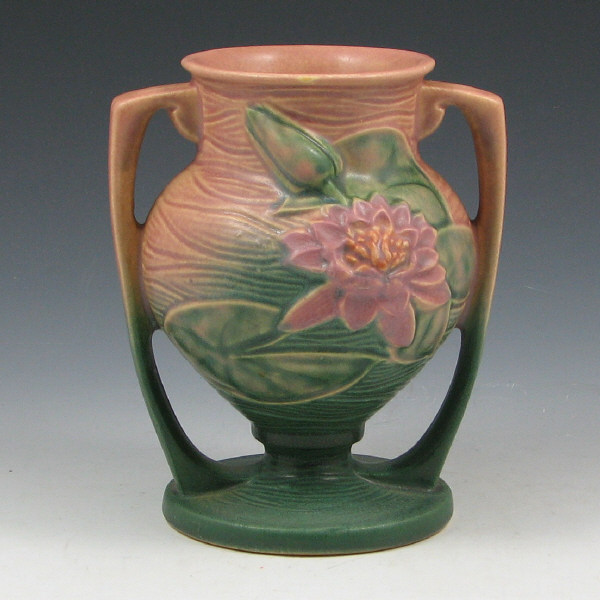 Appraisal: Roseville Water Lily - Vase - Mint Roseville Water Lily