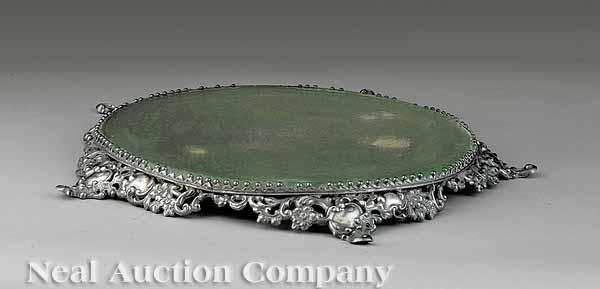 Appraisal: A Rococo Revival Quadrupleplate Plateau late th c F B