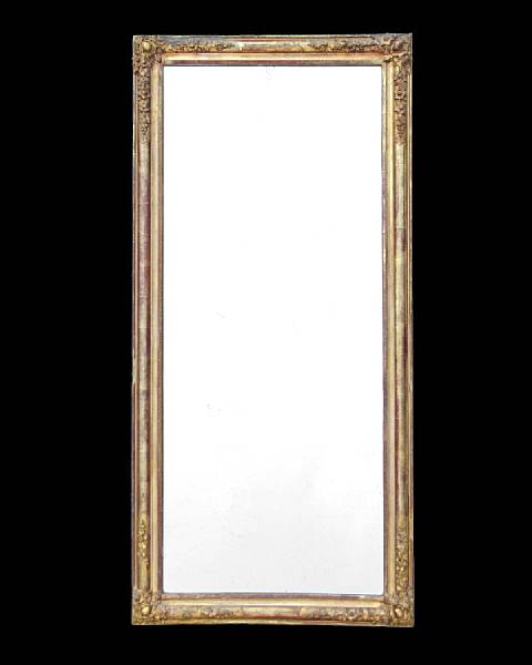 Appraisal: A late Napoleon III giltwood pier mirror third quarter th