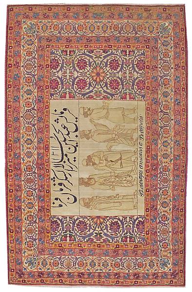 Appraisal: A Lavar Kerman rug South Central Persia late th century