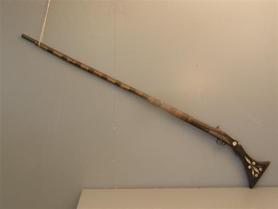 Appraisal: th century Islamic Rifle inlaid with bone