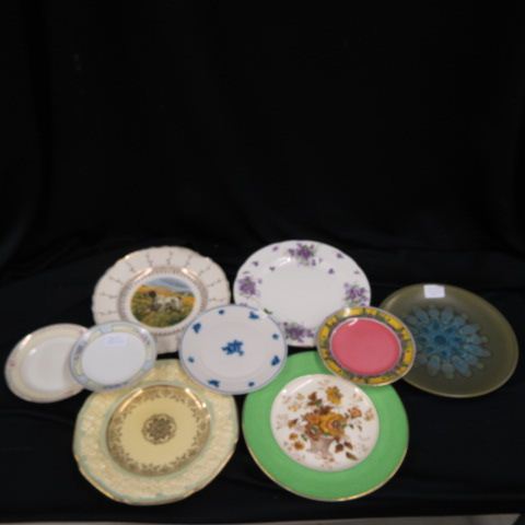 Appraisal: Plates fine porcelain china pottery mixed estate lot