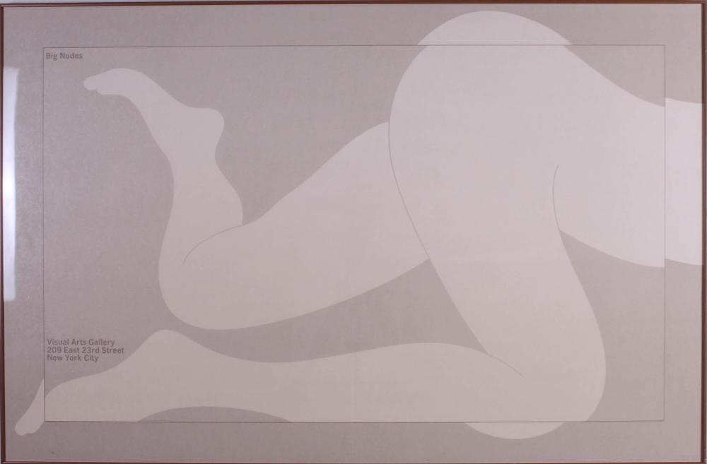 Appraisal: AFTER MILTON GLASER New York - lithograph Big Nudes Visual