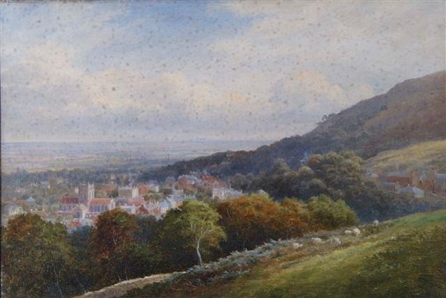 Appraisal: JOHN BATES NOEL British fl - 'Malvern from the North