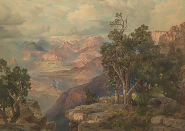 Appraisal: THOMAS SIDNEY MORAN AMERICAN - x Grand Canyon of Arizona