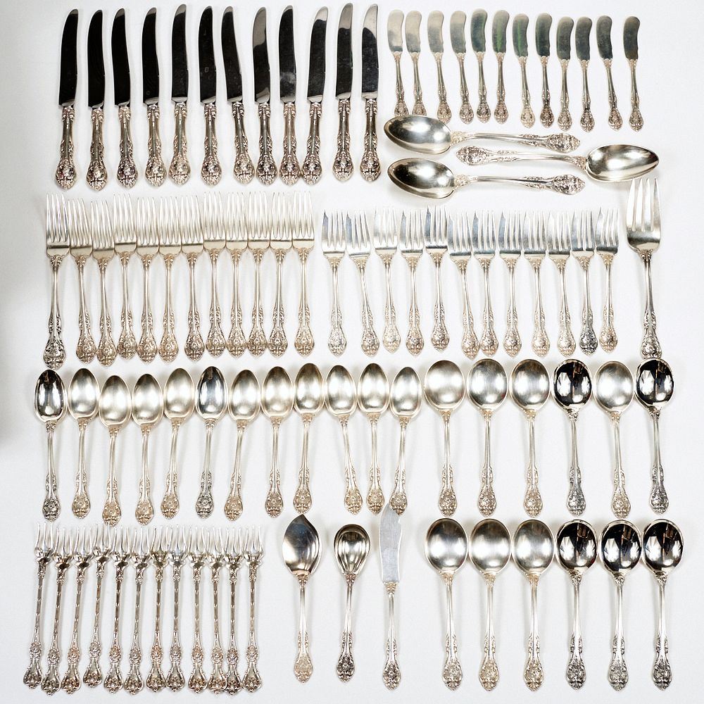 Appraisal: Set of Gorham King Edward Sterling Silver Flatware Set of