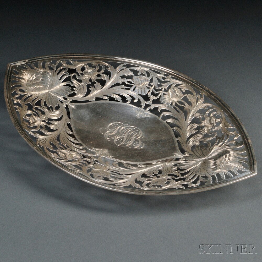 Appraisal: Davis Galt Sterling Silver Dish Philadelphia Pennsylvania late th century