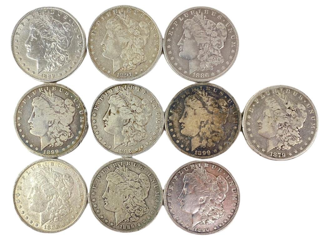 Appraisal: Morgan Silver DollarsPlease see photos for details