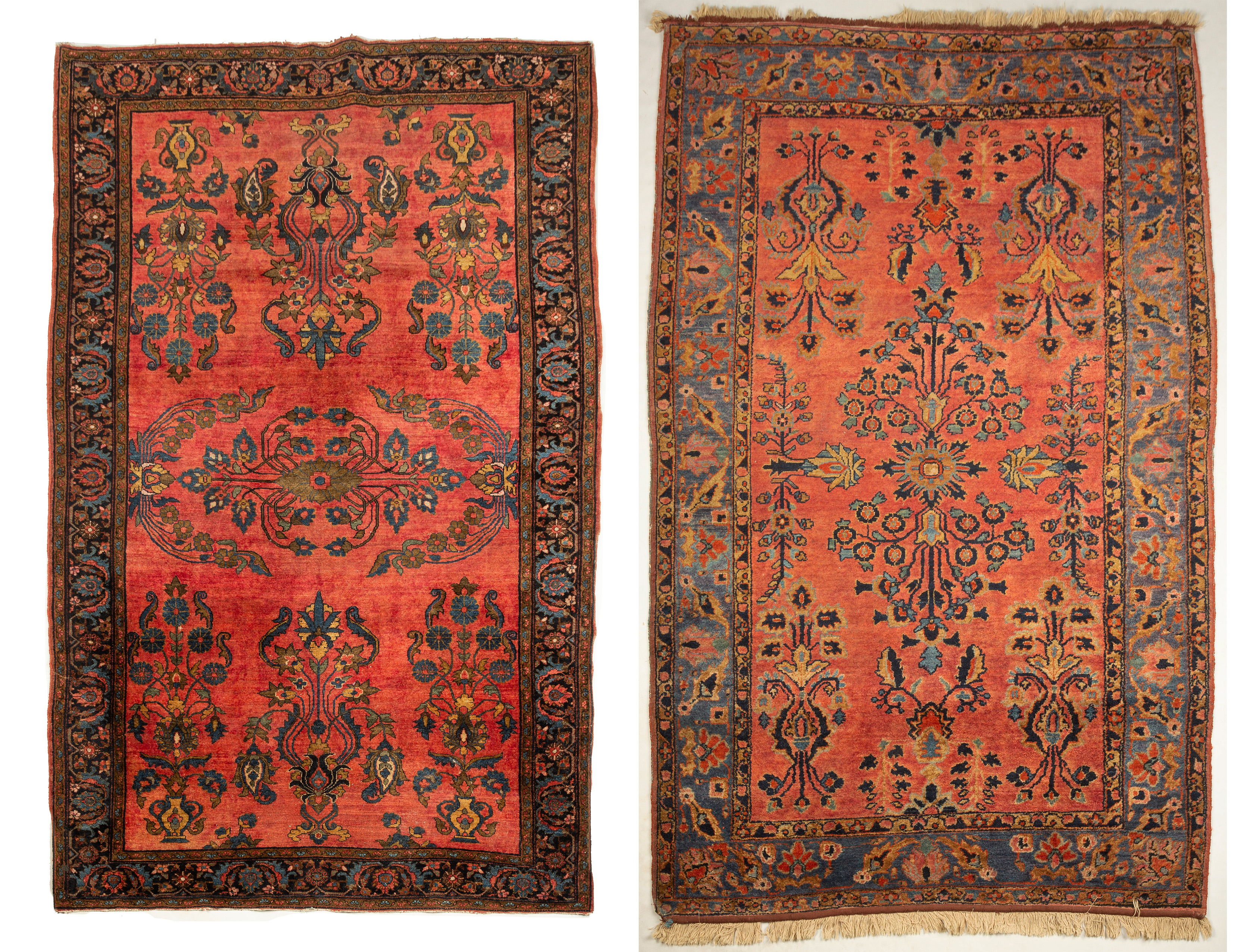 Appraisal: SAROUK ORIENTAL RUGS Early th century ft x ft in