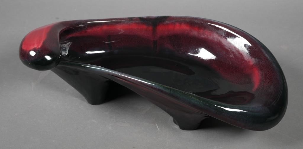 Appraisal: Circa - Nassau centerpiece bowl with a wave crest on