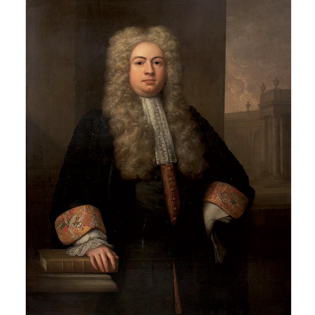 Appraisal: John van der Vaart British - Portrait of Lord Chief