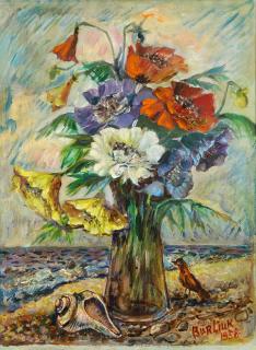 Appraisal: Painting David Burliuk David Davidovich Burliuk American Russian - Still