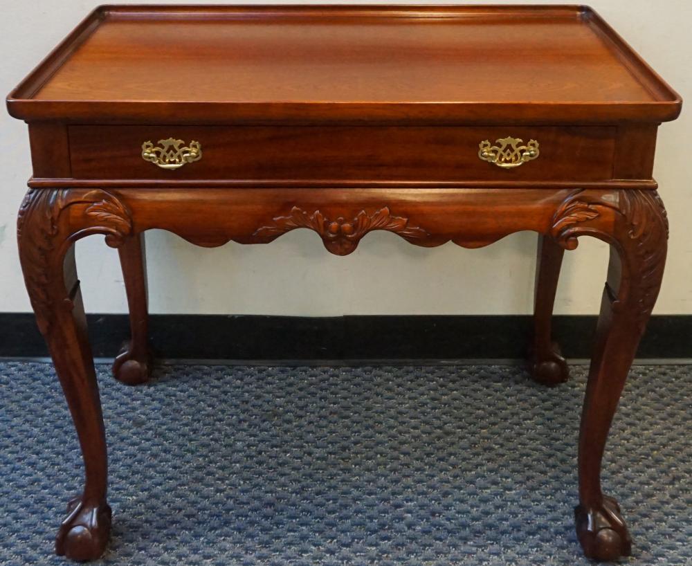 Appraisal: Chippendale Style Mahogany Console Table x x in x x