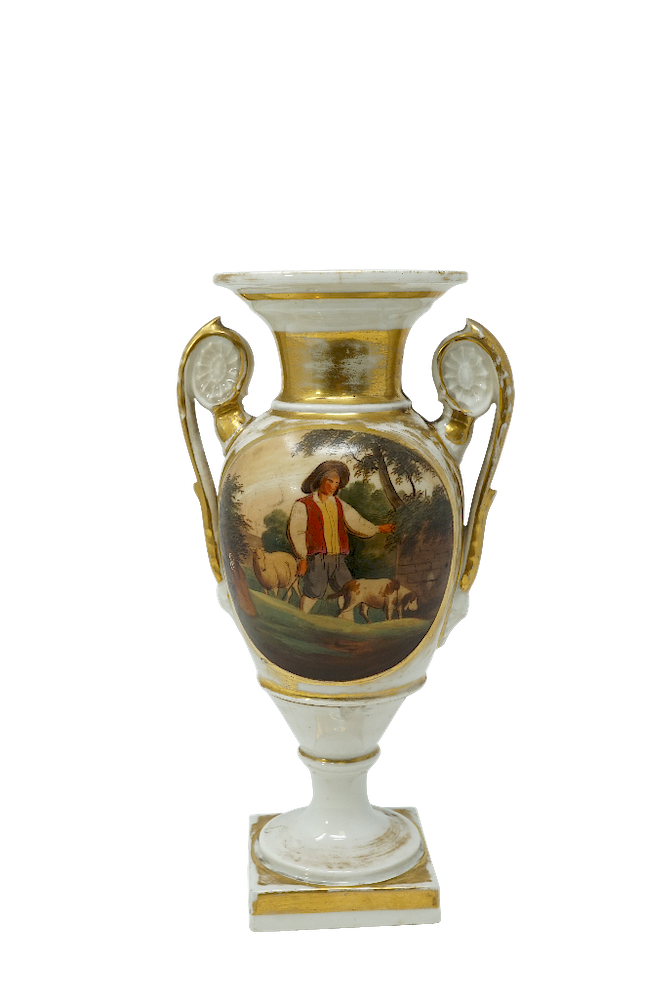 Appraisal: Paris Porcelain Paris Porcelain Urn Paris Porcelain gilt urn baluster