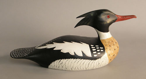 Appraisal: Captain G B Smith Merganser decoy th c l