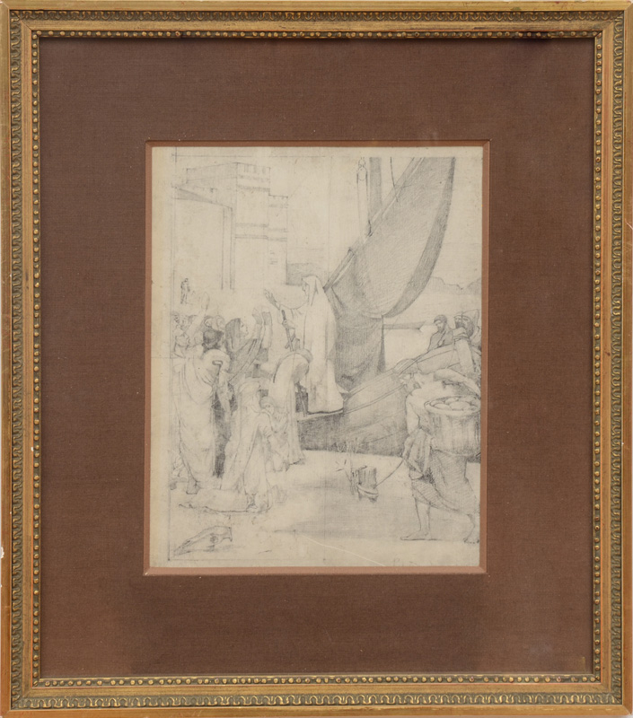 Appraisal: PIERRE PUVIS DE CHAVANNES - STUDY FOR LA VIE DE